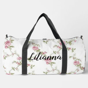 Bolso De Deporte Grande Floral personalizada