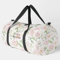 Floral Rosa Personalizado Elegante Vintage