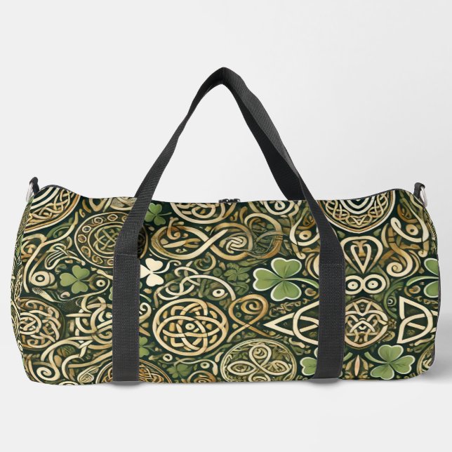 Bolso De Deporte Grande Florecer Celta (Anverso)