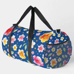 Bolso De Deporte Grande Flores