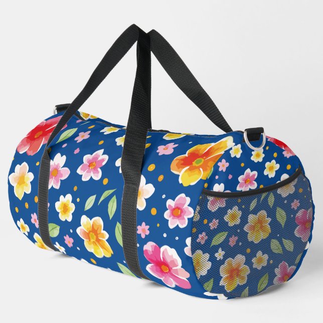 Bolso De Deporte Grande Flores (Esquina derecha)