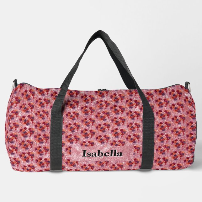 Bolso De Deporte Grande Flores (Anverso)