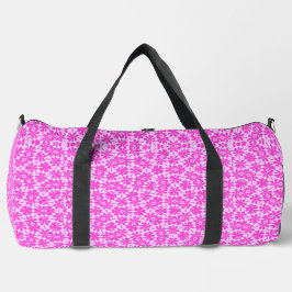 Bolso De Deporte Grande Flores de Fuchsia