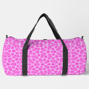Bolso De Deporte Grande Flores de Fuchsia