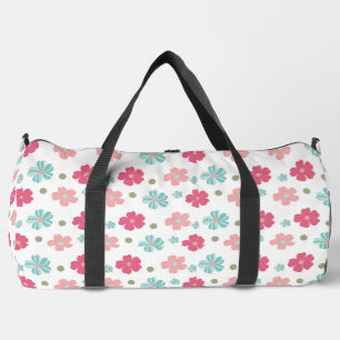 Bolso De Deporte Grande Flores de primavera geométricas dulces