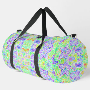 Bolso De Deporte Grande Flores dulces y coloridas de primavera