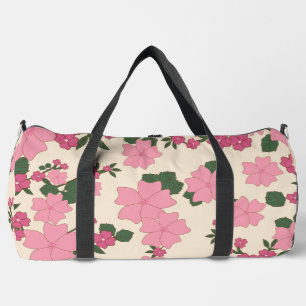 Bolso De Deporte Grande Flores Rosa, Patrón Floral, Patrón De Flores