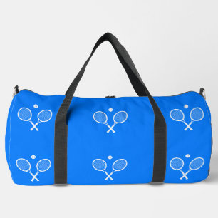 Bolso De Deporte Grande Fondo azul de raquetas de tenis