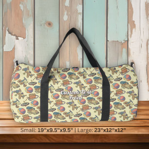 Bolso De Deporte Grande Fondo de iconos de juguetes