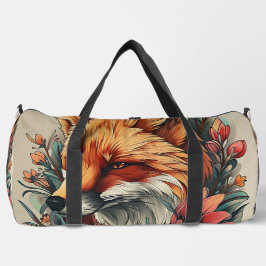 Bolso De Deporte Grande Fox en flores