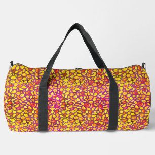 Bolso De Deporte Grande Frutas Amarillas Rojas Modernas Otoño Caída Acuare