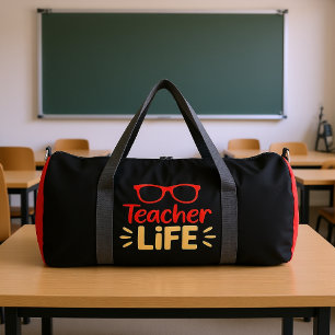 Bolso De Deporte Grande Gafas de vida de maestro