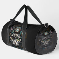 Gato de vapor con relojes y marchas.