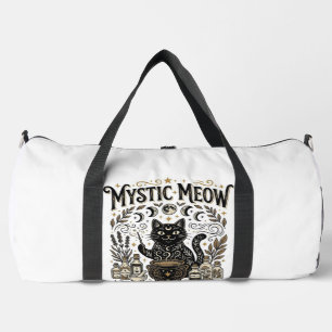 Bolso De Deporte Grande Gato Místico Maullido Bruja Mística Farmacéutica G