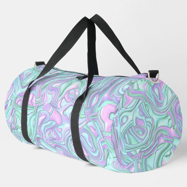 Bolso De Deporte Grande Giros Trippy Colorful 3D (Esquina izquierda)