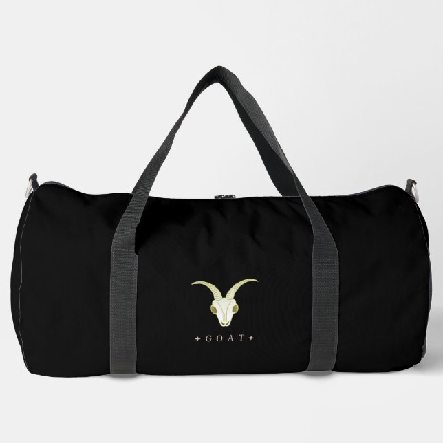 BOLSO DE DEPORTE GRANDE GOAT　ブラック　 (Anverso)