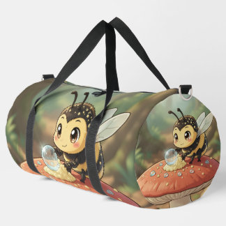 Bolso De Deporte Grande Goldene Hummel im Blütentanz