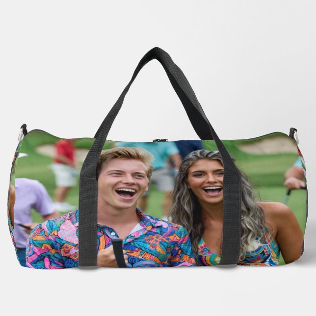Bolso De Deporte Grande Golf Photo Customize Personalize (Anverso)
