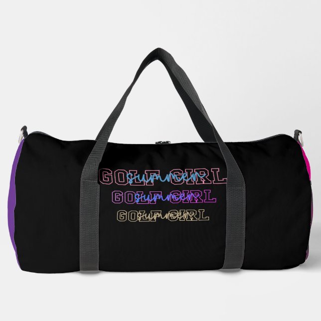 Bolso De Deporte Grande Gradiente Apilado Chica Golf (Anverso)