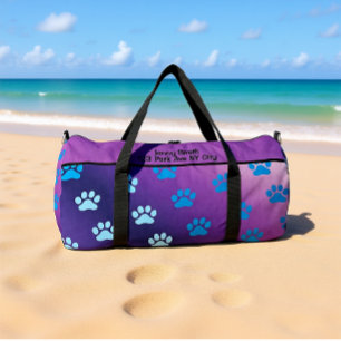 Bolso De Deporte Grande Gradiente Huella de Garra Monograma Personalizable