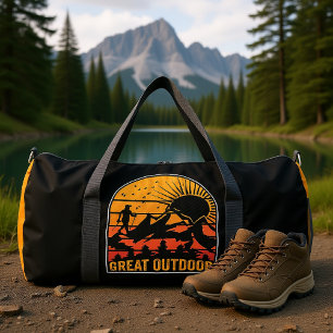 Bolso De Deporte Grande Gran Senderismo al Aire Libre Puesta de Sol