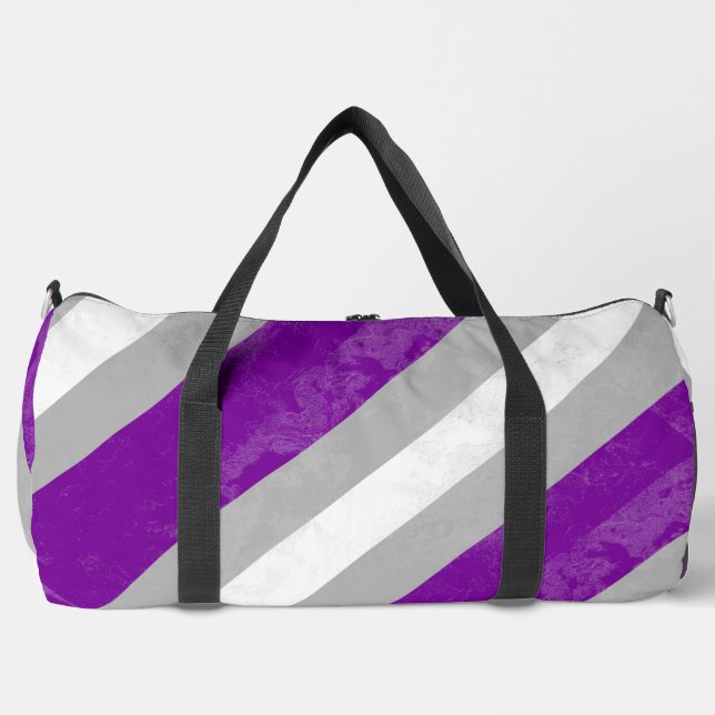 Bolso De Deporte Grande Grisexual (Anverso)