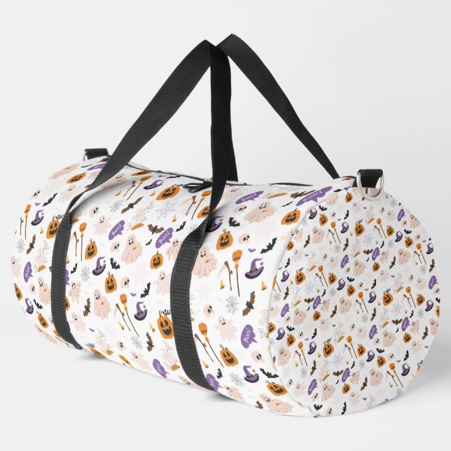 Bolso De Deporte Grande Halloween Cartoon Pattern (Esquina izquierda)