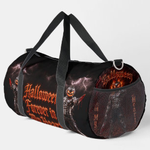 Bolso De Deporte Grande Halloween Por Siempre En Mi Corazón Calabaza Gótic