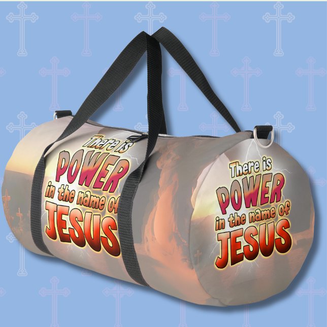 Bolso De Deporte Grande Hay poder en el nombre de Jesús (Subido por el creador)