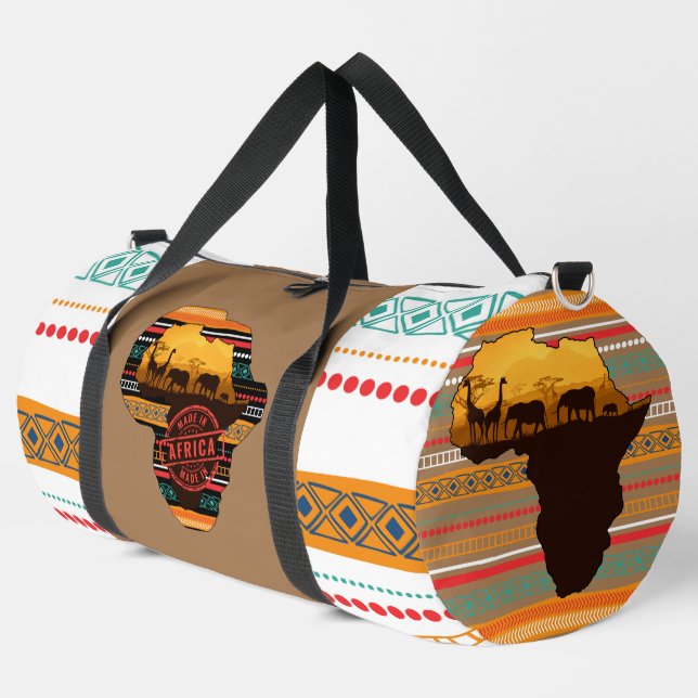 Bolso De Deporte Grande Hecho en África (Esquina izquierda)