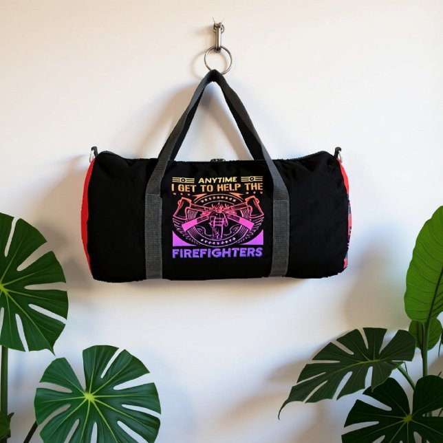 Bolso De Deporte Grande Helping Firefighters Is My Anytime (Subido por el creador)