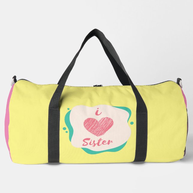 Bolso De Deporte Grande hermana de amor (Anverso)