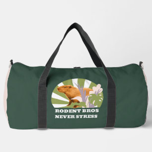 Bolso De Deporte Grande Hermanos Roedores Nunca Estresan Capybara