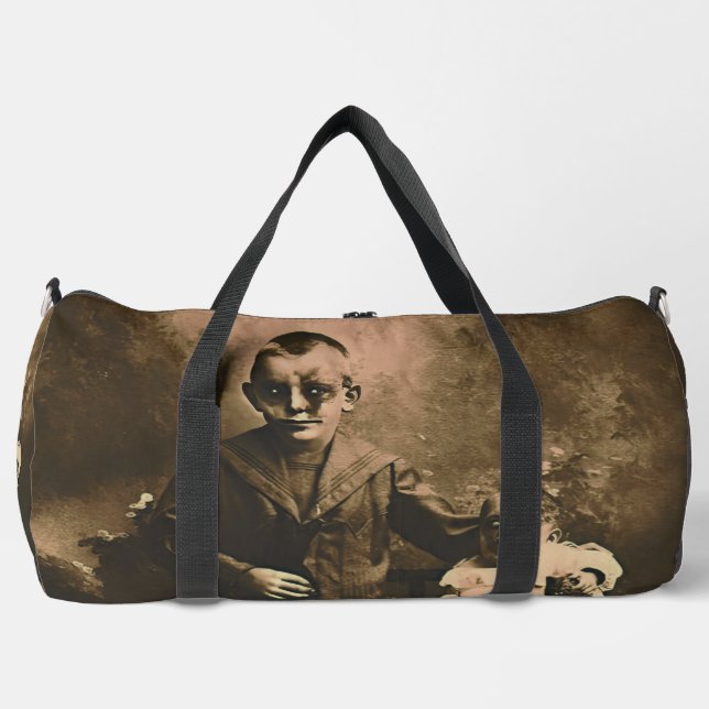 Bolso De Deporte Grande Hermanos Zombie (Anverso)