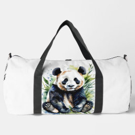 Bolso De Deporte Grande Hermosa acuarela Panda Bear Personal