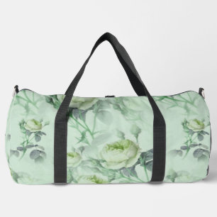 Bolso De Deporte Grande Hermosa Floral Vintage