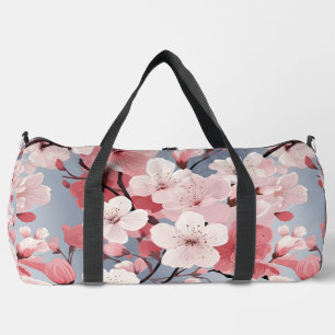 Bolso De Deporte Grande Hermosas ramas de flores de primavera