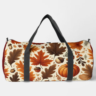 Bolso De Deporte Grande hojas/calabazas/bellotas clásicas Otoño