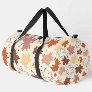 Bolso De Deporte Grande Hojas de arce otoñales que dan gracias a la natura