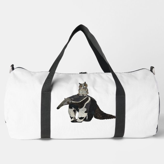 BOLSO DE DEPORTE GRANDE HORMIGUERO & BÚHO (Anverso)