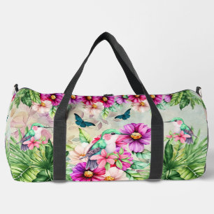 Bolso De Deporte Grande Hummingbirds tropical vibrante