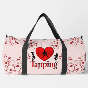 Bolso De Deporte Grande I Heart Tap Dance Pink