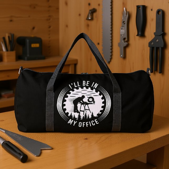 Bolso De Deporte Grande I'll Be In My Office (Subido por el creador)
