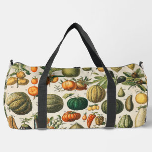 Bolso De Deporte Grande Ilustracion científico botánico de frutas