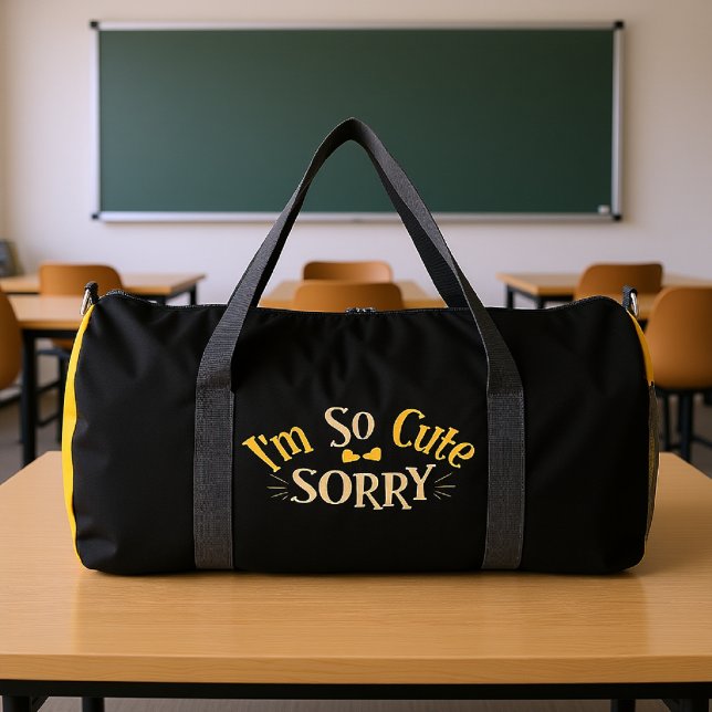 Bolso De Deporte Grande I'm So Cute Sorry (Subido por el creador)