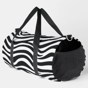 Bolso De Deporte Grande Impresión de cebra