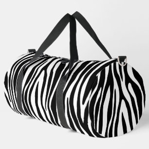 Bolso De Deporte Grande Impresión de cebra