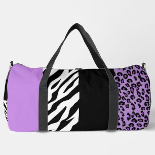 Bolso De Deporte Grande Impresión de leopardo, impresión de cebra, impresi