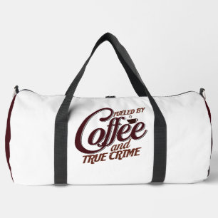 Bolso De Deporte Grande Impulsado por Café y Crímenes Reales