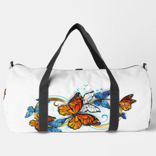 Bolso De Deporte Grande Infinidad de Mariposas Monarca